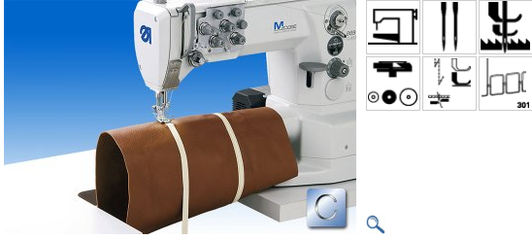 869-280122M-TYPE 869 經典型銀裝版 – 帶自動剪線、自動抬壓腳和倒回針等基本自動功能